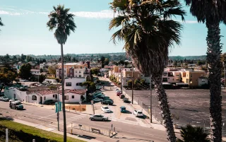 View from Rollercoaster in Santa Cruz Boardwalk, California – Santa Cruz, cheap car insurance in California