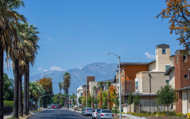 A typical day in Ontario cityscape – Ontario, cheap car insurance in California