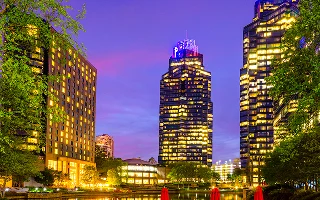 Concourse Towers located in Sandy Springs, Georgia Long Exposure Photography April 2018 – Sandy Springs, cheap car insurance in Georgia
