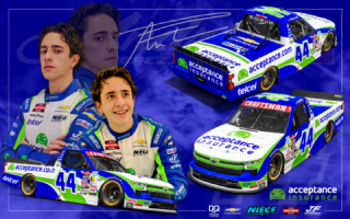 Collage of Andres Perez and Acceptance featured truck.