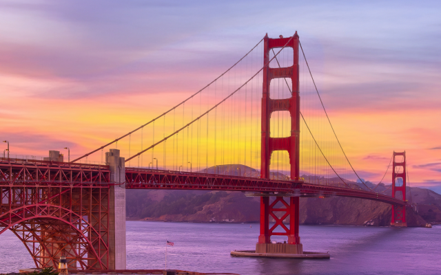 Sunset Golden Gate Bridge, San Francisco
